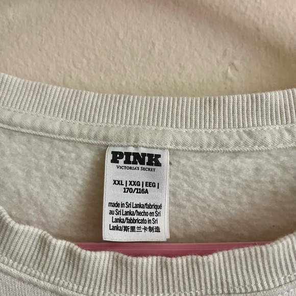 PINK Cropped Crewneck - Picture 4 of 6